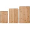 imageFarberware Rubberwood Cutting Board Set with Juice Grooved and Finger Grips 3PieceBamboo