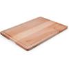imageFarberware Rubberwood Cutting Board Set with Juice Grooved and Finger Grips 3PieceMaple
