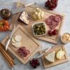 imageFarberware Rubberwood Cutting Board Set with Juice Grooved and Finger Grips 3PieceRubberwood