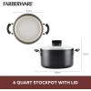 imageFarberware Smart Control Nonstick Cookware Pots and Pans Set 14 Piece BlackBlack