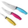 imageFarberware Soft Grip Serrated Chef Knife 8Inch Navy3Piece Chef Set