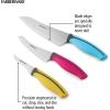 imageFarberware Soft Grip Serrated Chef Knife 8Inch Navy3Piece Chef Set