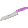 imageFarberware Soft Grip Serrated Chef Knife 8Inch Navy7inch Serrated Santoku