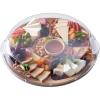 imageFARBERWARE BuildaBoard Cutting Board with Five Compartments and Clear Locking Lid for Charcuterie Snacks and More BambooWhite