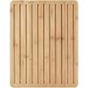 imageFarberware Bamboo Bread Cutting Board with Finger Grip and Juice Groove 11x14 Inch Bamboo