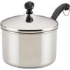 imageFarberware Classic Stainless Steel 2Quart Mirror Satin Covered Saucepan Silver21 Quarts