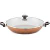 imageFarberware Dishwasher Safe High Performance Nonstick Casserole PanOne Pot with Lid  525 Quart Copper Brown