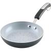 imageFarberware Disney Monochrome Ceramic Cookware Nonstick Saute Pan with Lid and Helper Handle Dishwasher Safe 45 Quart  BlackSkillet 8 Inch