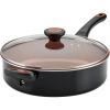 imageFarberware Glide Nonstick Frying Pan  Fry Pan  Skillet  10 Inch Black4 Quart