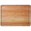 imageFarberware Rubberwood Cutting Board Set with Juice Grooved and Finger Grips 3PieceRubberwood