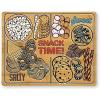 imageFarberware Snack Time Cutting Board 11x14 Inch BambooSnack Time