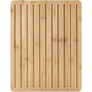imageFarberware Bamboo Bread Cutting Board with Finger Grip and Juice Groove 11x14 Inch Bamboo