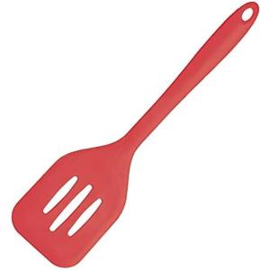 imageFarberware Colourworks 12Inch Flexible Slotted Turner  Heat Resistant Silicone Turner for Nonstick Cookware  Dishwasher Safe Cooking Tool for Home Chefs ampamp Everyday Use RedRed