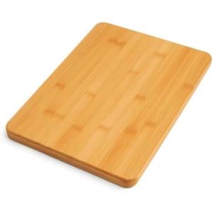 imageFarberware ExtraLarge Wood Cutting Board Reversible Chopping Board for Kitchen Meal Prep and Serving Charcuterie Board 1417Inch x 2008Inch Bamboo