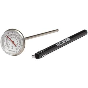 imageFarberware Pro Meat Thermometer with Large EasyRead Dial  Accurate Cooking Temperature Gauge for Roasts ampamp Poultry  Essential Food Thermometer for Safe Cooking Restaurant ampamp Home UseInstant Read Pocket Holder Thermometer