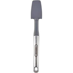 imageFarberware Professional Stainless Steel Soft Slotted Spoon 1358Inch GrayJar Spatula