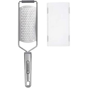 imageFarberware Professional Stainless Steel Soft Slotted Spoon 1358Inch GrayMedium Grater