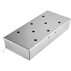 imageHoan Barbeque Smoker Box 9 x 4 x 15Inch Stainless Steel
