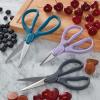 imageFarberware All Purpose Scissor Set 3Piece MulticolorNavy  Gray  Lavender