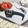 imageFarberware Edgekeeper 3 Stage Tabletop Kitchen Knife Sharpener 75Inch BlackBlack