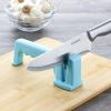 imageFarberware Edgekeeper Tabletop Kitchen Knife Sharpener 75Inch AquaAqua