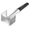 imageFarberware Professional DualSided Rigid and Texture Stainless Steel Meat Tenderizer with Comfort Grip Handle Great for Pounding Meat Shellfish Nuts Dishwasher Safe Black