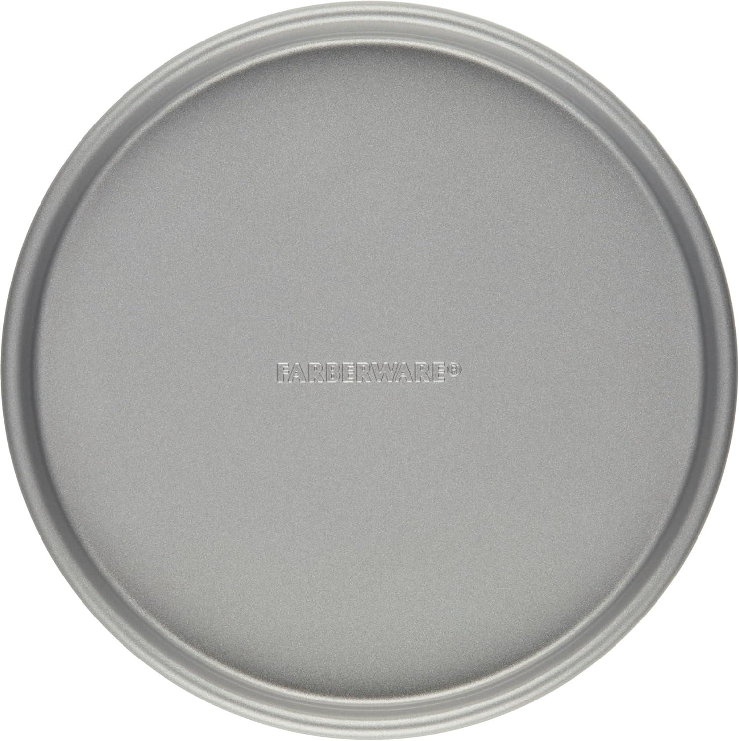 imageFarberware Bakeware Steel Nonstick Toaster Oven Pan Set 4Piece Baking Set Gray