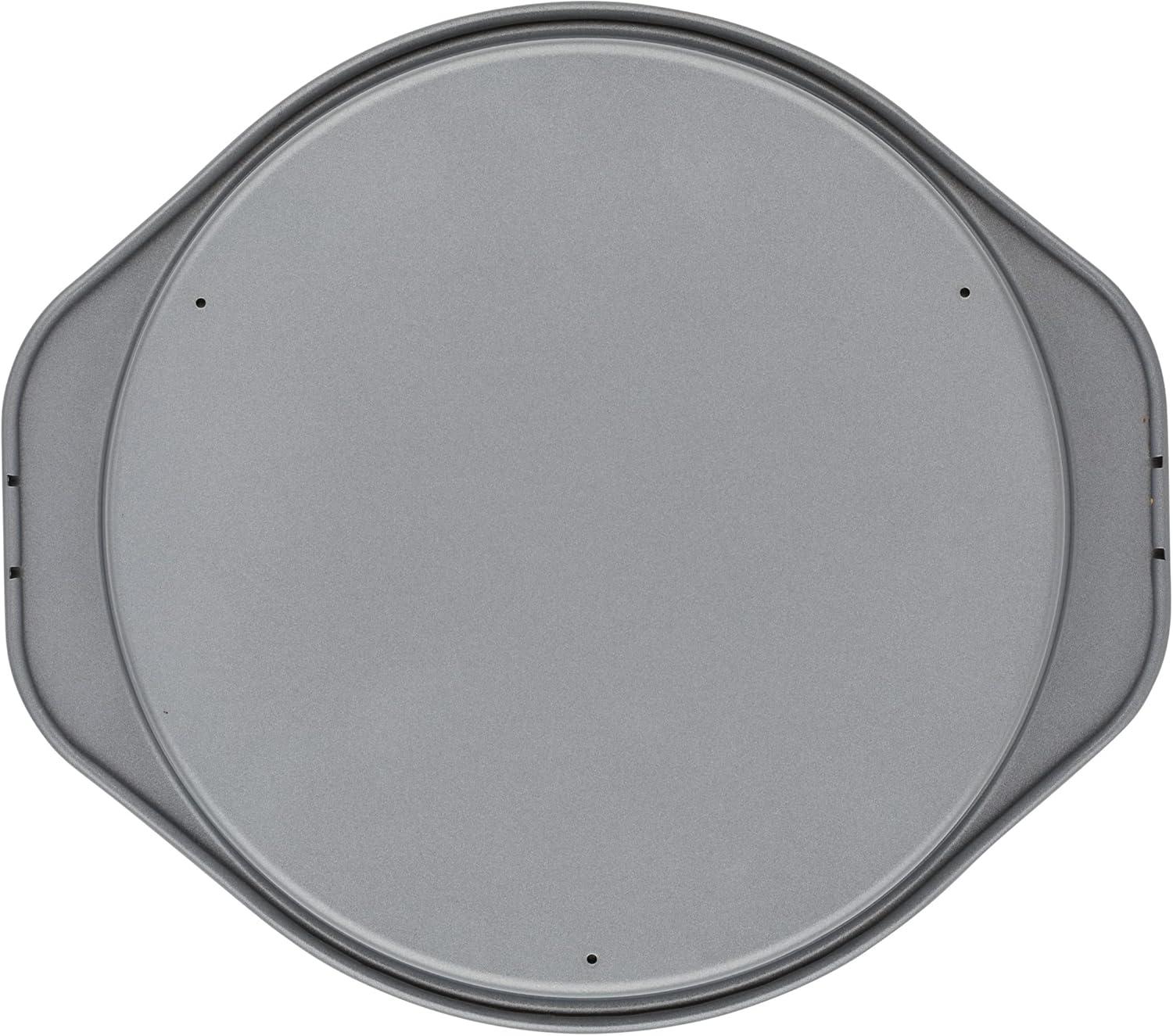 imageFarberware Insulated Nonstick Bakeware 14Inch x 16Inch Jumbo Cookie Sheet Light Gray2Piece Cake Pan Set