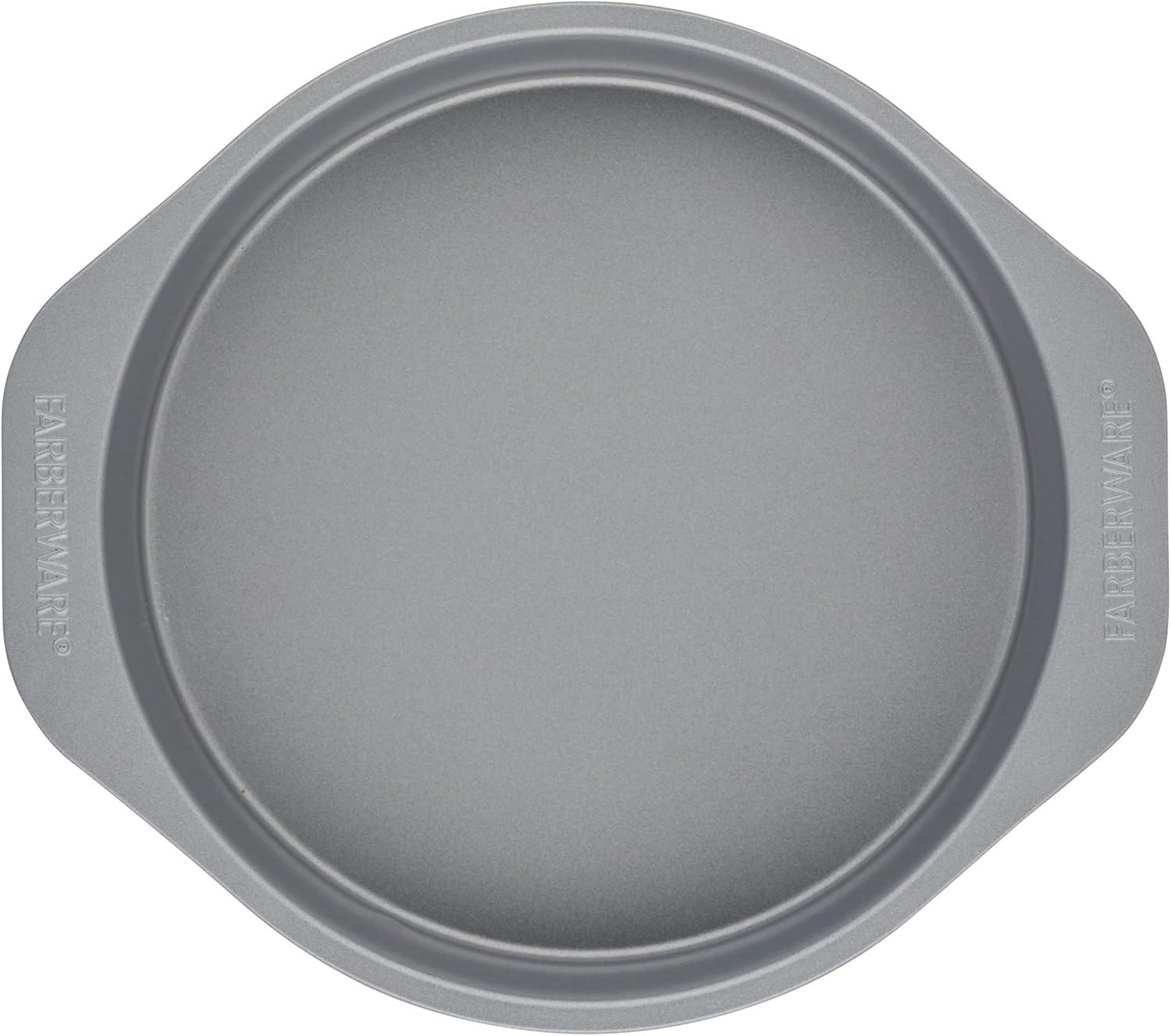imageFarberware Insulated Nonstick Bakeware 14Inch x 16Inch Jumbo Cookie Sheet Light Gray2Piece Cake Pan Set