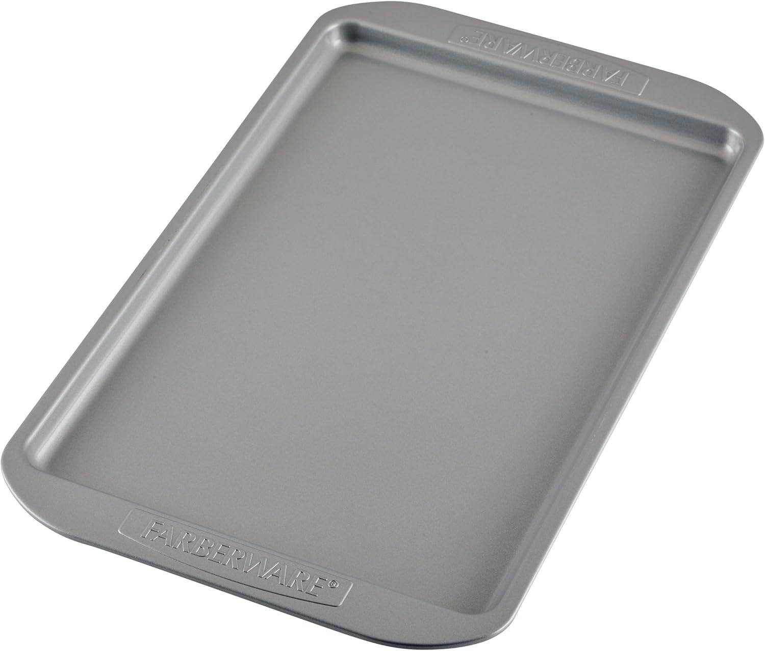 imageFarberware Nonstick Bakeware 4Piece Baking Sheet Set Gray 