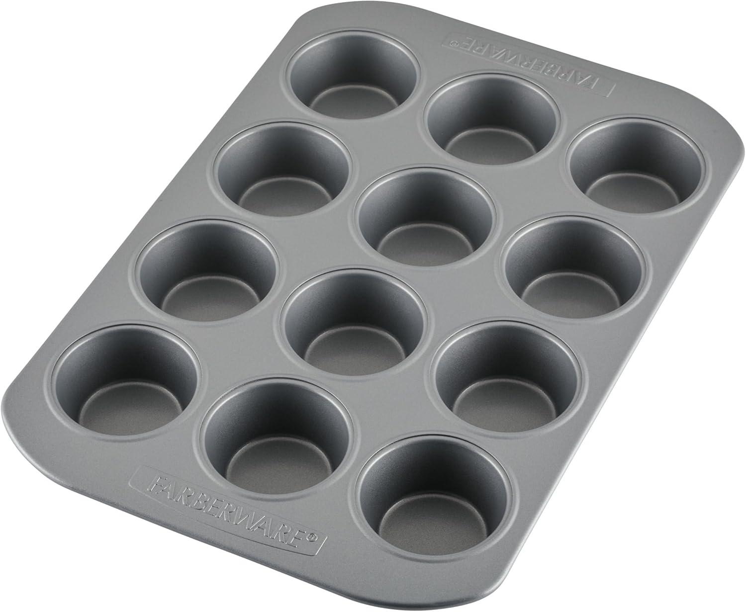 imageFarberware Nonstick Bakeware 4Piece Baking Sheet Set Gray 