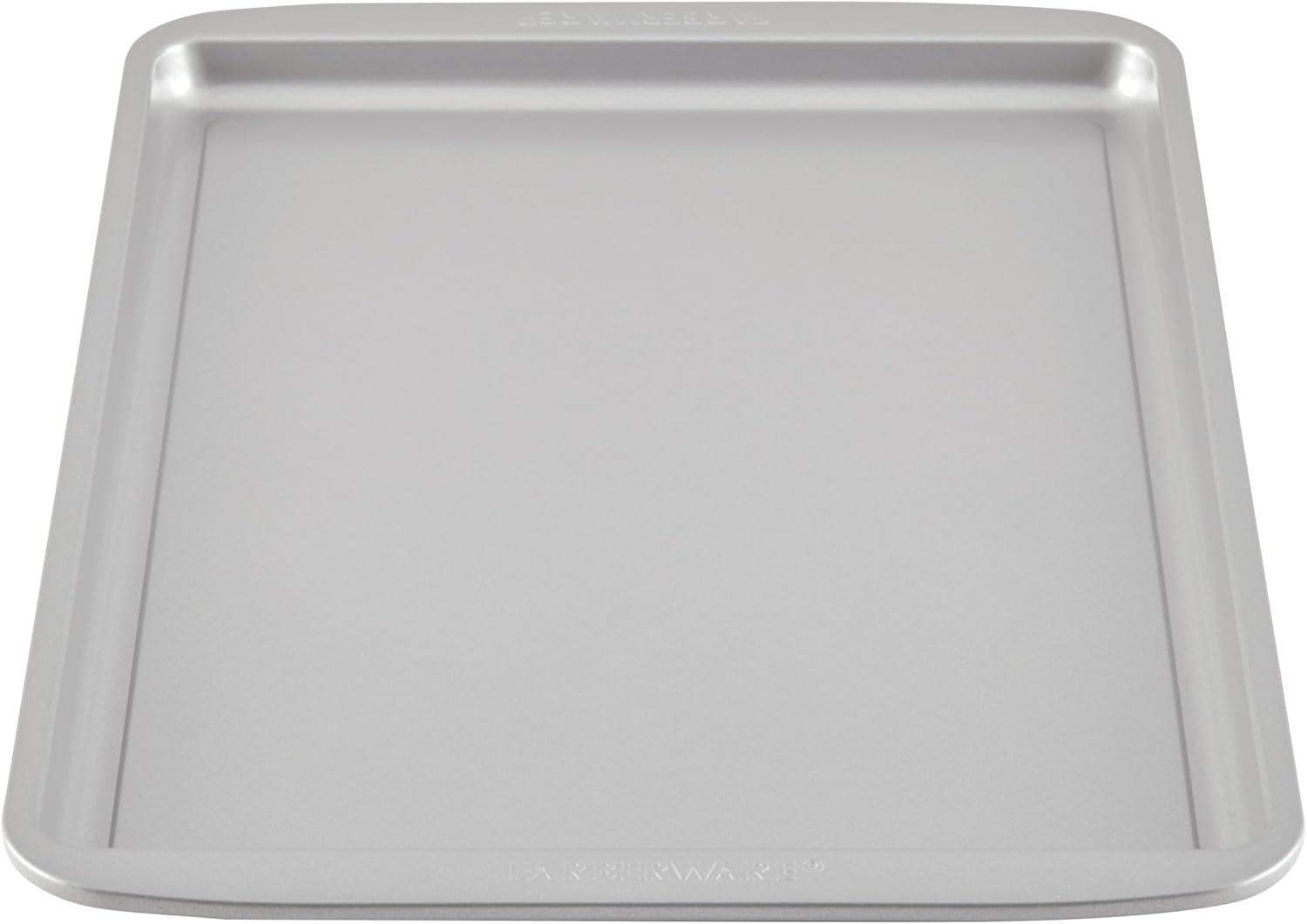 imageFarberware Nonstick Bakeware 4Piece Baking Sheet Set Gray 