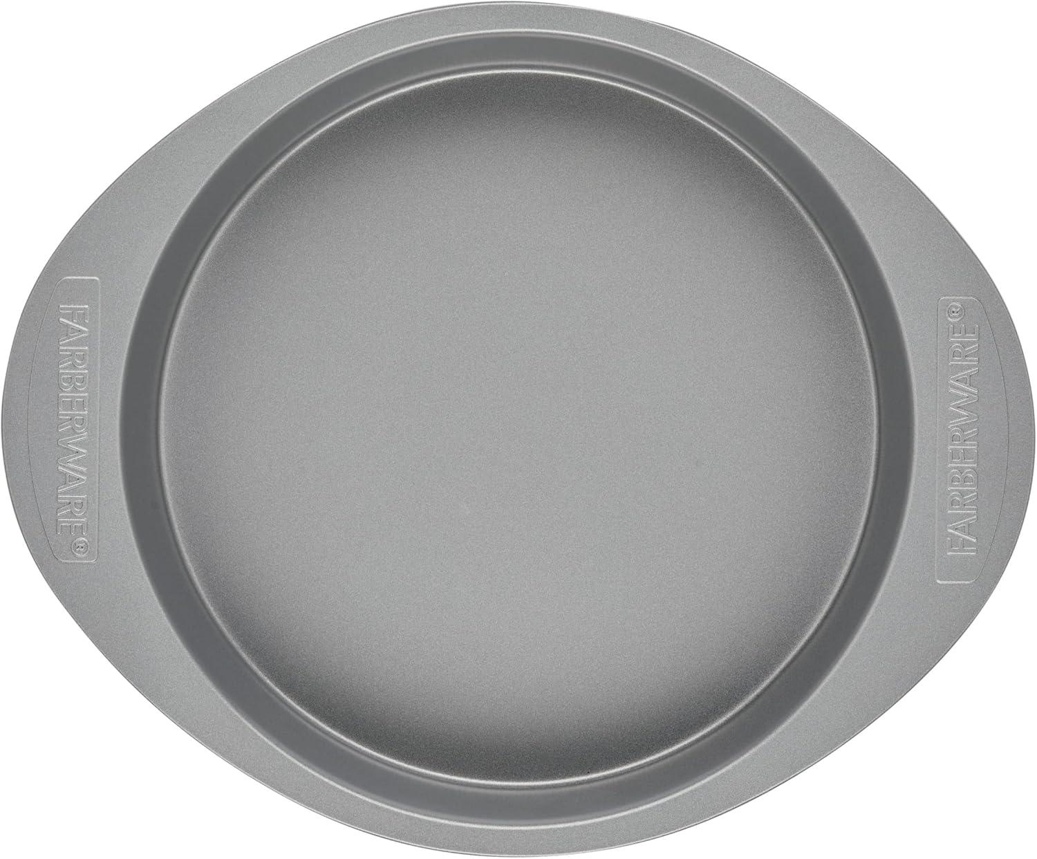 imageFarberware Nonstick Bakeware 9Inch Square Cake Pan GrayRound