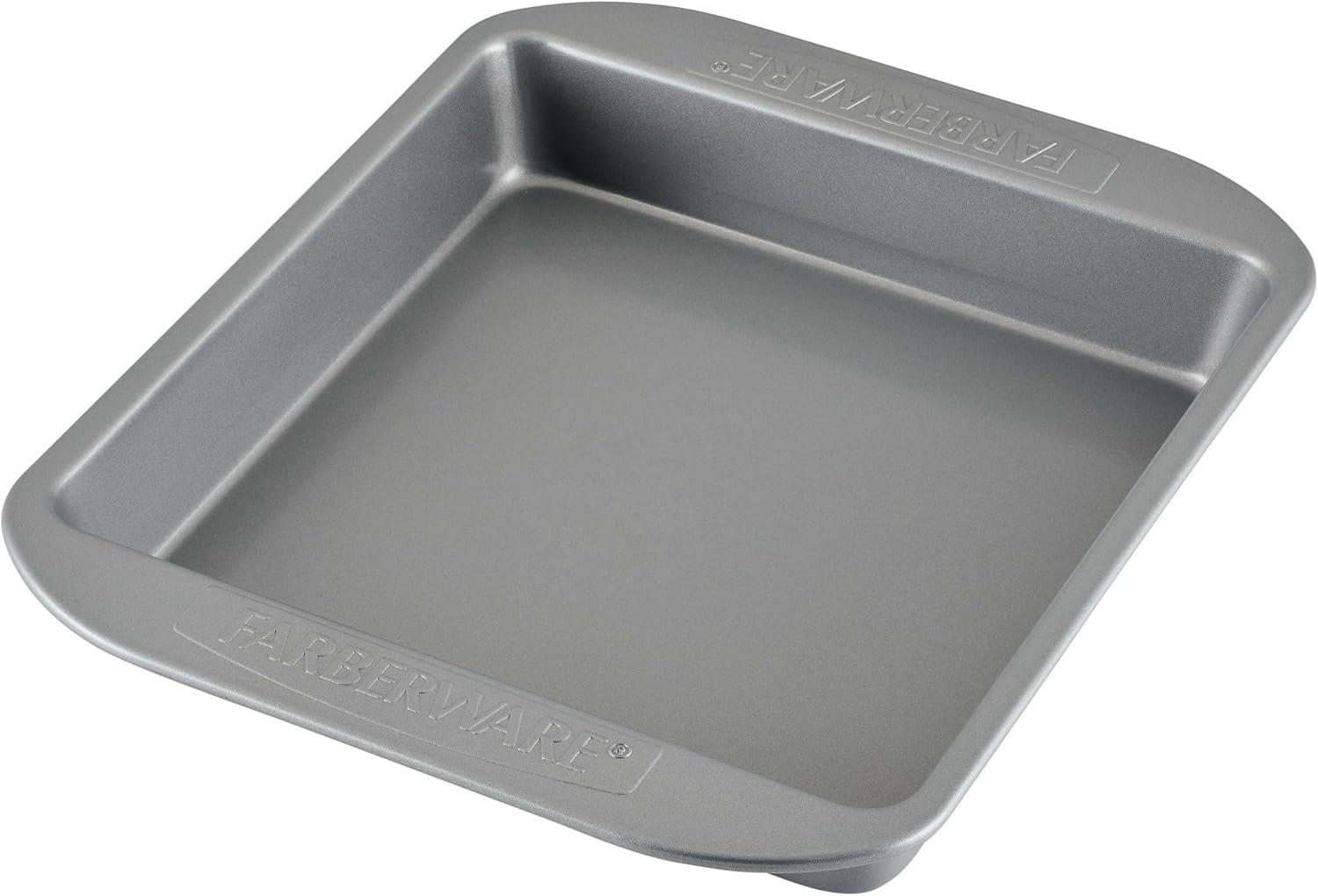 imageFarberware Nonstick Bakeware 9Inch Square Cake Pan GraySquare