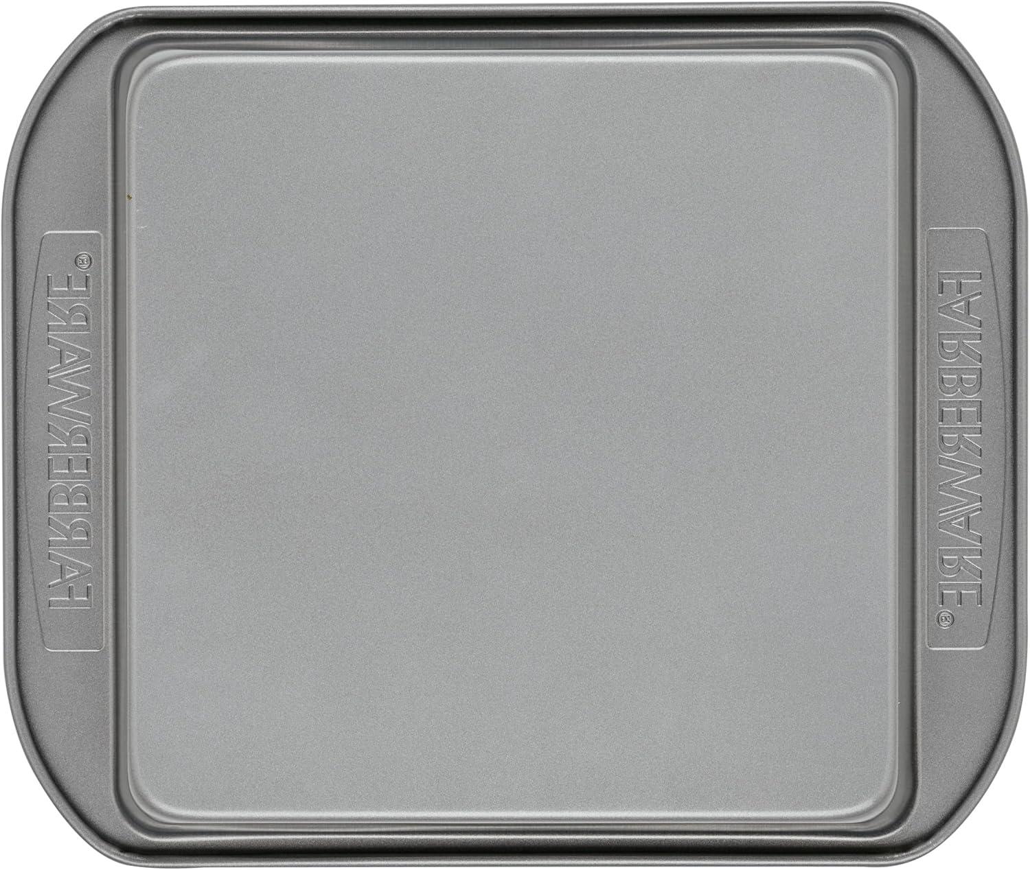 imageFarberware Nonstick Bakeware 9Inch Square Cake Pan GraySquare