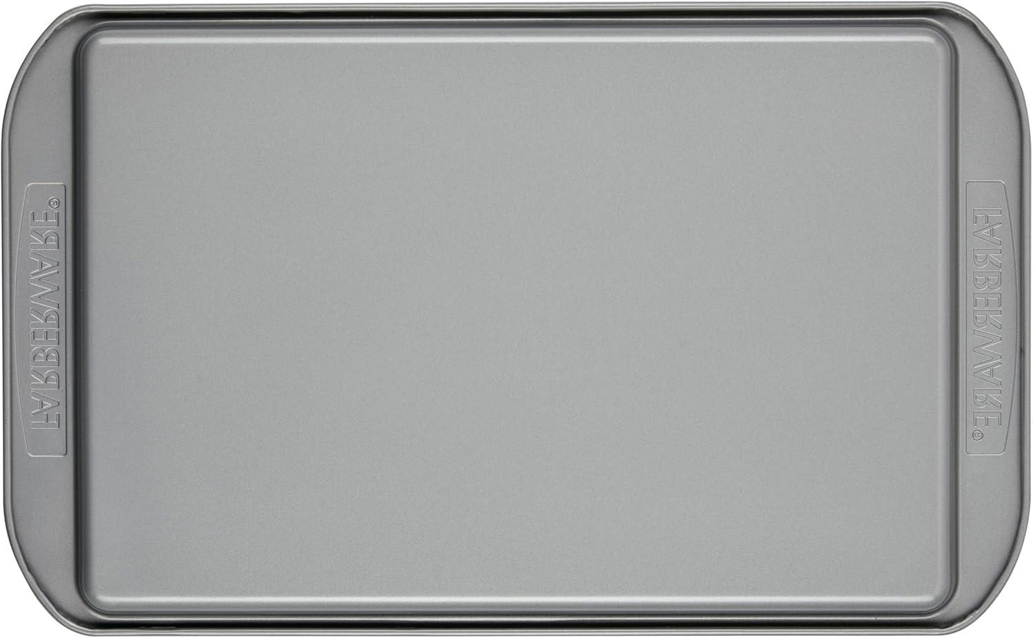 imageFarberware Nonstick Bakeware Nonstick Cookie Sheet  Baking Sheet  10 Inch x 15 Inch Gray10 x 15 1 piece