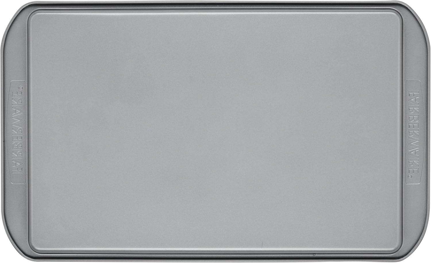 imageFarberware Nonstick Bakeware Nonstick Cookie Sheet  Baking Sheet  10 Inch x 15 Inch Gray11 x 17 1 piece