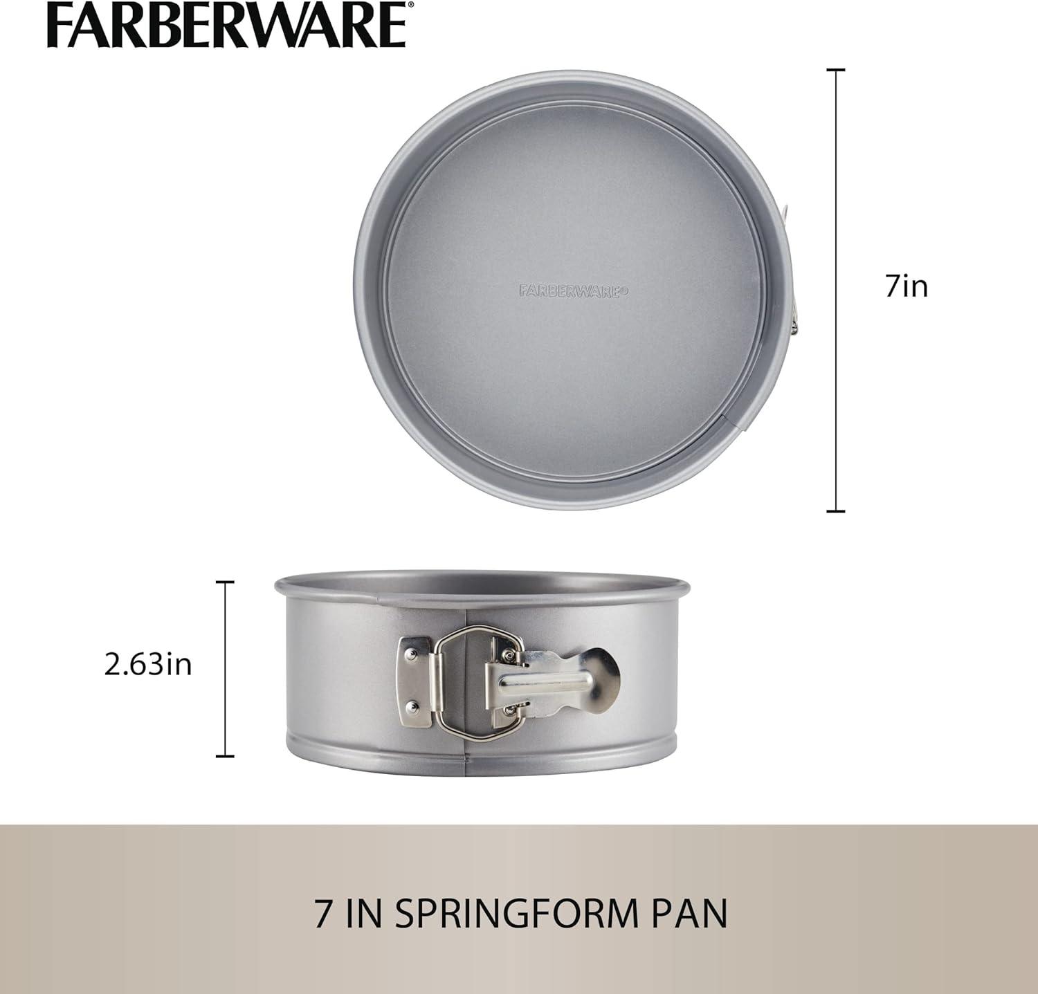 imageFarberware Specialty Bakeware Nonstick Baking Set for Pressure Cooker or in The Oven 4 Piece Gray