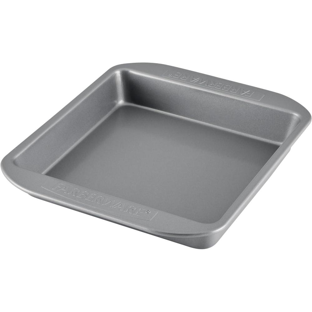 imageFarberware Nonstick Bakeware 9Inch Square Cake Pan GraySquare