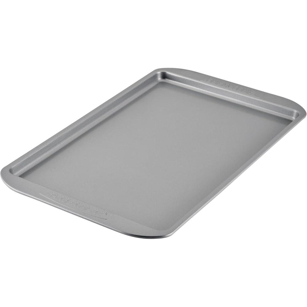 imageFarberware Nonstick Bakeware Nonstick Cookie Sheet  Baking Sheet  10 Inch x 15 Inch Gray11 x 17 1 piece