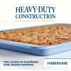 imageFarberware Easy Solutions Nonstick Bakeware Includes 10 Inch x 15 Inch Cookie Baking Sheet and 12Cup Muffin Pan 2 Piece  BlueBakeware Set 4 Piece