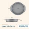 imageFarberware Insulated Nonstick Bakeware 14Inch x 16Inch Jumbo Cookie Sheet Light Gray2Piece Cake Pan Set
