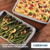 imageFarberware Insulated Nonstick Bakeware 14Inch x 16Inch Jumbo Cookie Sheet Light Gray2Piece Sheet Pan Set