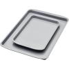 imageFarberware Insulated Nonstick Bakeware 14Inch x 16Inch Jumbo Cookie Sheet Light Gray2Piece Sheet Pan Set
