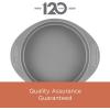 imageFarberware Nonstick Bakeware Nonstick Cookie Sheet  Baking Sheet  10 Inch x 15 Inch Gray3Piece Set