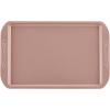 imageFarberware Nonstick Bakeware Nonstick Cookie Sheet  Baking Sheet  10 Inch x 15 Inch Rose Gold RedCookie Pan 10Inch x 15Inch