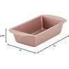 imageFarberware Nonstick Bakeware Nonstick Cookie Sheet  Baking Sheet  10 Inch x 15 Inch Rose Gold RedLoaf Pan