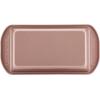 imageFarberware Nonstick Bakeware Nonstick Cookie Sheet  Baking Sheet  10 Inch x 15 Inch Rose Gold RedLoaf Pan