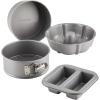 imageFarberware Specialty Bakeware Nonstick Baking Set for Pressure Cooker or in The Oven 4 Piece Gray