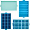 imageFarberware Pro Silicone Ice Cube Trays with Lid 4Piece Blue